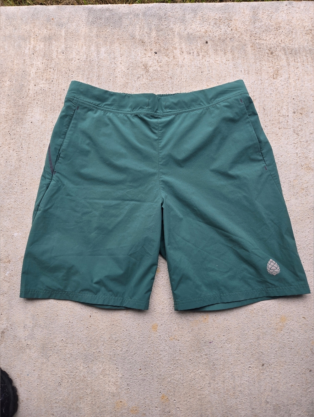 Stio Men's Teal Green Athletic Shorts